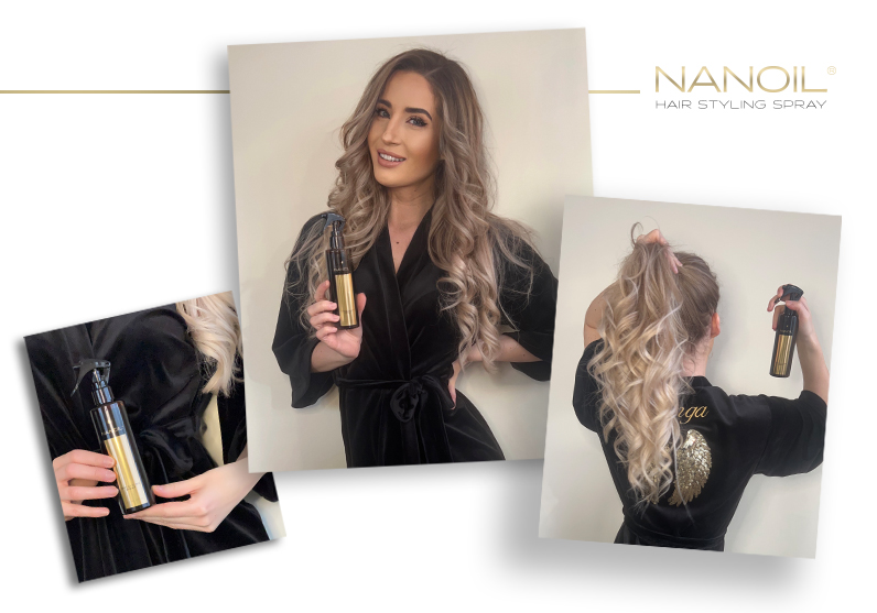 hair styling spray nanoil